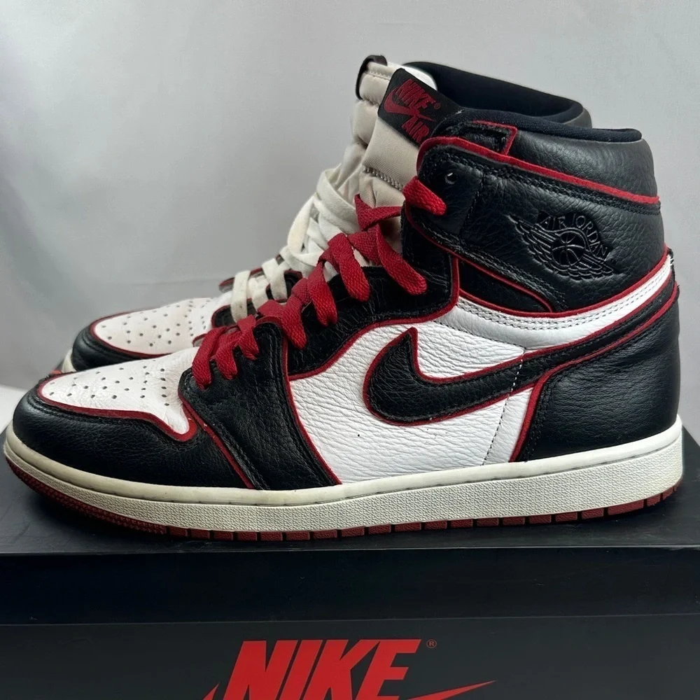 Nike Air Jordan 1 Retro High OG Black/Gym Red-White Sneakers